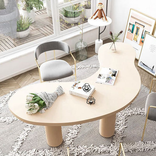 Mesa de trabajo de madera sólida de la oficina de oficina gratuita escritorio de escritura industrial