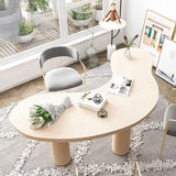 Mesa de trabajo de madera sólida de la oficina de oficina gratuita escritorio de escritura industrial