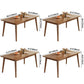 Rectangle Modern Dining Table Brown Tone Fixed Table with Rubberwood Solid Wood Clearhalo ' dining_table' 'Dining Tables & Seating' 'Dining Tables' 'furn' 'furn_dining_table' 'Furniture' 'furniture_dining_table' 'Kitchen & Dining Furniture' 'kitchen&dining_furn' 'kitchen' 'kitchen_dining_table' 1200x1200_22b74245-43ea-460b-912e-a8f072ee7c51