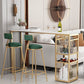Stone Bar Table Traditional Luxury Rectangle Bar Dining Table with Sled Base Clearhalo 'Bar Furniture' 'Bar Tables' 'bar_tables' 'furn' 'furn_bar_tables' 'Furniture' 'furniture_bar_tables' 'Kitchen & Dining Furniture' 1200x1200_22b76e9e-e9eb-4f92-9315-1dc09c2b8d69
