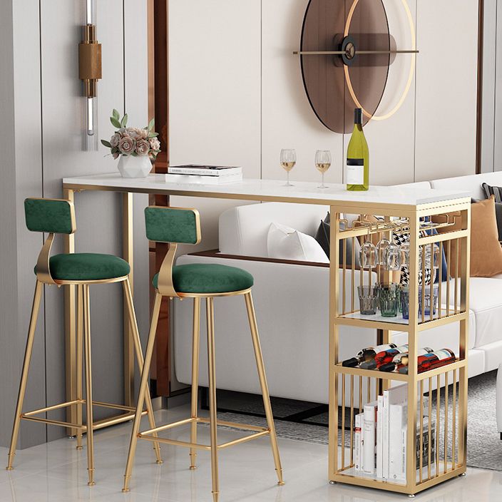 Stone Bar Table Traditional Luxury Rectangle Bar Dining Table with Sled Base Clearhalo 'Bar Furniture' 'Bar Tables' 'bar_tables' 'furn' 'furn_bar_tables' 'Furniture' 'furniture_bar_tables' 'Kitchen & Dining Furniture' 1200x1200_22b76e9e-e9eb-4f92-9315-1dc09c2b8d69