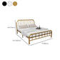 Solid Color Metal Open-Frame Bed Glam Slat Bed with Headboard Clearhalo 'Bedroom Furniture' 'Beds' 'furn' 'furn_beds' 'Furniture' 1200x1200_22b924e8-faad-4476-bb55-61c1d1100332