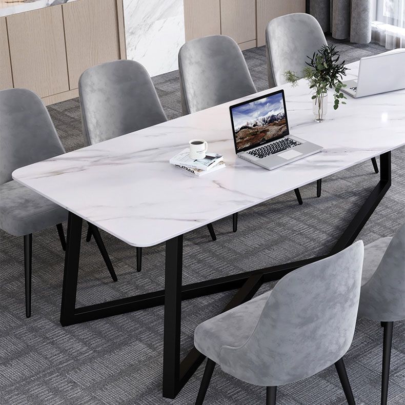 Moderne stijl kantoor schrijfbureau rechthoekige schroefschrijfbureau