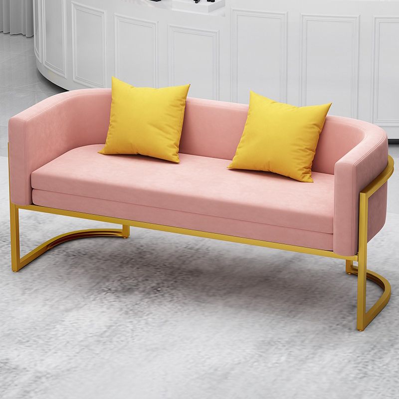 Modern Tuxedo Arm Sofa 29.53" H Faux Leather Seating with Pillows