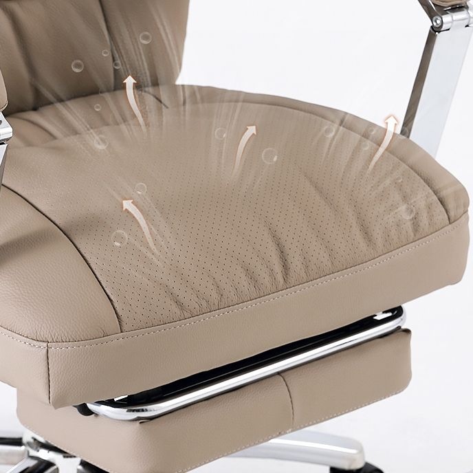 Moderner Schreibtischstuhl Verstellbare Sitzhöhe gepolstert Waffen Office Stuhl mit Rädern