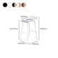 Modern Style Bar-stool Sled Legs Leather Bucket Seat for Kitchen Bar Clearhalo 'Bar Furniture' 'Bar Stools' 'bar_stools' 'furn' 'furn_bar_stools' 'furniture_bar_stools' 'Kitchen & Dining Furniture' 'kitchen&dining_furn' 'kitchen' 'kitchen_furn' Furniture' 1200x1200_22bb59aa-9fe3-4aa5-b1ce-82543e397c6e