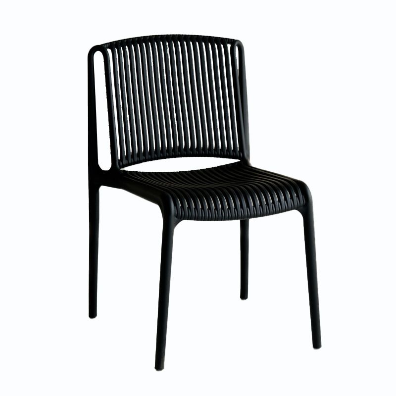 Home Indoor Armless Dining Chairs Slat Back Stacking Side Chair Clearhalo 'Dining Chairs' 'Dining Tables & Seating' 'dining_chair' 'furn' 'furn_dining_chair' 'Furniture' 'Kitchen & Dining Furniture' 1200x1200_22c0e705-43f2-4291-9bc5-b4a2aa46a55c