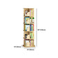 Scandinavian Style Bookshelf Closed Back Solid Wood Bookcase for Home Study Room Clearhalo 'Bookcases' 'furn' 'furn_bookcases' 'Furniture' 'furniture_bookcases' 'Office Furniture' 1200x1200_22c1a866-180a-4d7c-be07-60f50832ed98