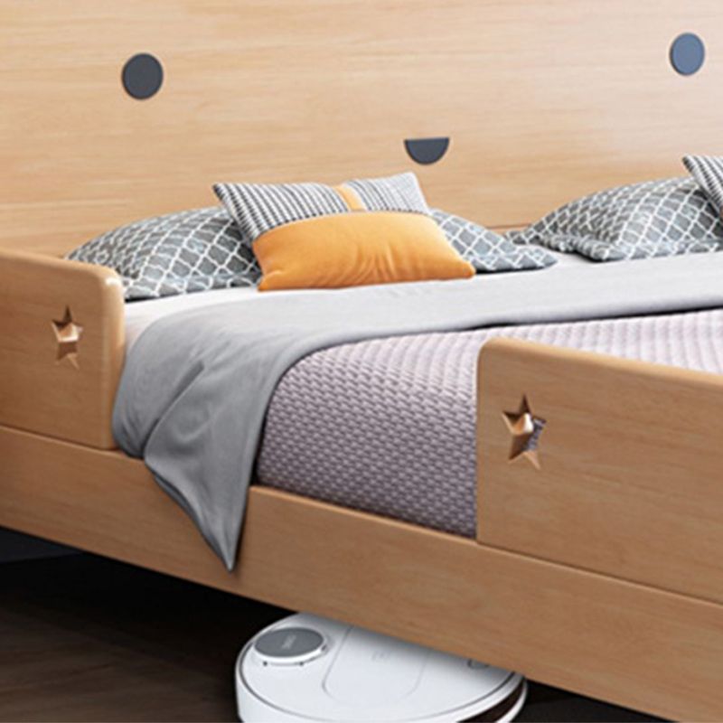 Skandinavische rechteckige Tafel -Kopfteil -Standardbett mit Beinen