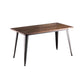Industrial Style Solid Wood Dining Set with Rectangle Shape Table and 4 Legs Base for Home Use Clearhalo 'Dining Room Sets' 'Dining Tables & Seating' 'dining_room_set' 'Furniture' 'furniture_dining_room_set' 'Kitchen & Dining Furniture' 'kitchen&dining_furn' 'kitchen' 1200x1200_22c744eb-8392-4cbb-952b-230d83ee47af