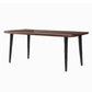 Natural-Brown Solid Wood Dining Table Rectangular Modern Furniture with 4 Legs Clearhalo 'Dining Tables & Seating' 'Dining Tables' 'dining_table' 'furn' 'furn_dining_table' 'Furniture' 'Kitchen & Dining Furniture' 1200x1200_22c8459a-d581-49c7-89d4-2f9e9526d730