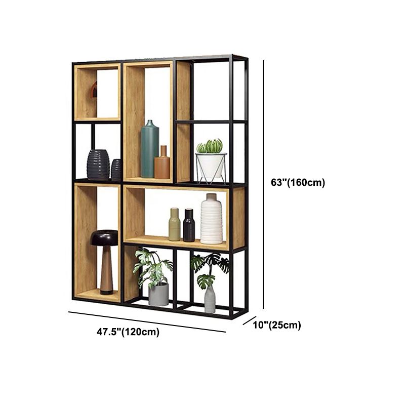 9.84"W Bookcase Industrial Style Open Back Bookcase for Study Room Home Office Clearhalo 'Bookcases' 'furn' 'furn_bookcases' 'Furniture' 'furniture_bookcases' 'kitchen' 'kitchen_bookcases' 'Living Room Furniture' 'Office Furniture' 1200x1200_22c8612c-1659-44d9-b236-69e08ae00bb0