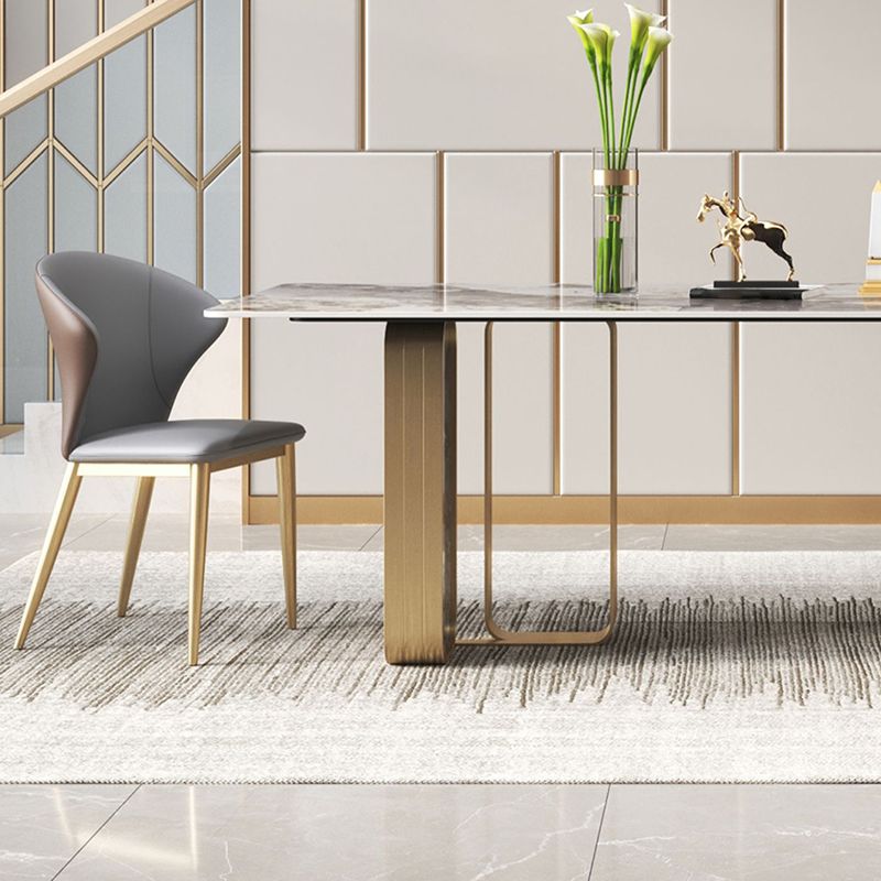 Glam 1/3/4/5/6/7/8/9 Pieces Dinette Set Sintered Stone Dining Room Set Clearhalo 'Dining Room Sets' 'Dining Tables & Seating' 'dining_room_set' 'furn' 'furn_dining_room_set' 'Furniture' 'furniture_dining_room_set' 'Kitchen & Dining Furniture' 1200x1200_22cb8d36-4f99-4ba0-83e7-04fcb3f6b207