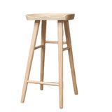 Industrial Solid Wood Counter Stool Saddle Seat Backless Bar Stool Clearhalo 'Bar Furniture' 'Bar Stools' 'bar_stools' 'furn' 'furn_bar_stools' 'Furniture' 'Kitchen & Dining Furniture' 1200x1200_22cd1f7e-6730-46fa-af5d-aac90d0462b7