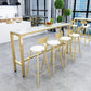 White Glam Style Bar Table in Faux Marble and Metal Milk Tea Shop Bar Table Clearhalo 'Bar Furniture' 'Bar Tables' 'bar_tables' 'furn' 'furn_bar_tables' 'Furniture' 'furniture_bar_tables' 'Kitchen & Dining Furniture' 1200x1200_22d12e9a-8661-432e-8cdc-812c828feb45