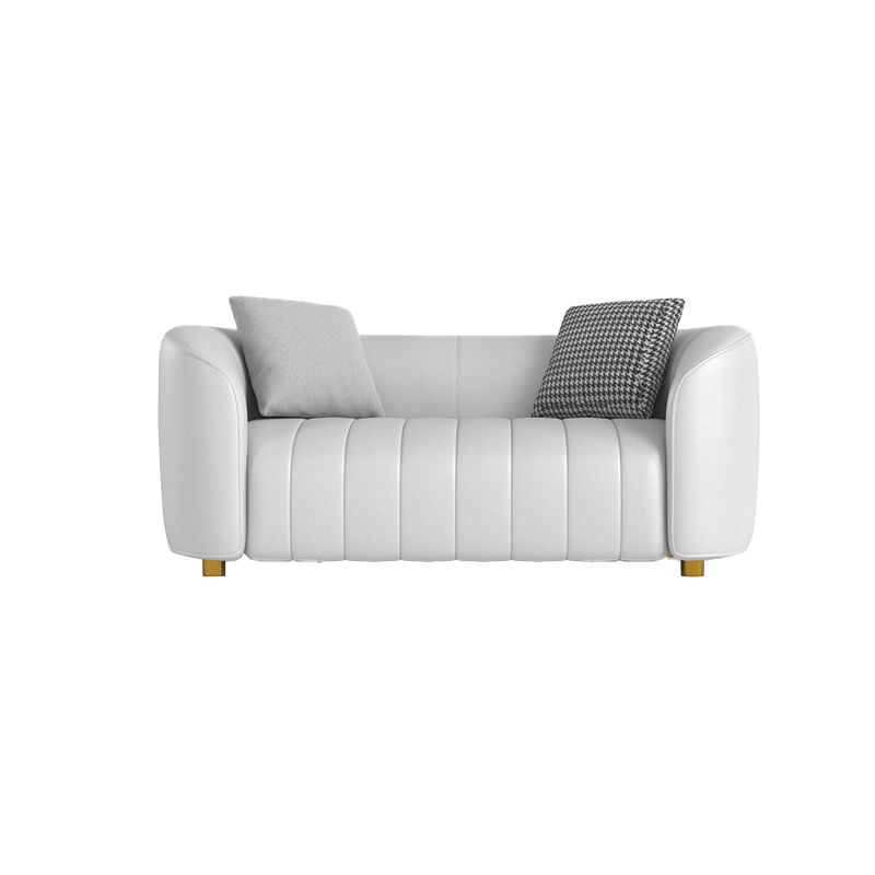22.83" Wide Tuxedo Arm Sofa White Standard Sofa for Living Room Clearhalo 'furn' 'furn_sofas' 'Furniture' 'Living Room Furniture' 'Sofa' 'sofas' 1200x1200_22d3475b-2600-4516-8251-dce21b586b88