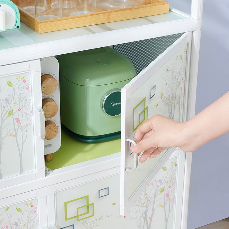 Porta contemporanea in stile contemporaneo sideboard metallico per cucina