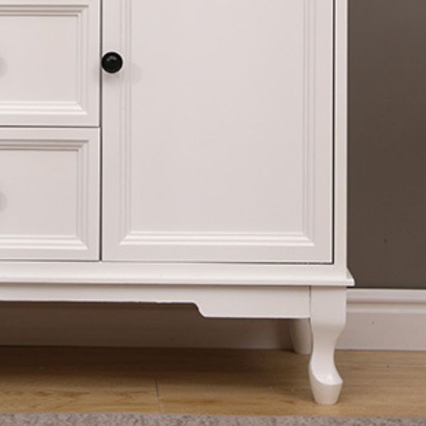 Modern Accent Cabinet with Drawers and Wooden Cabriole Legs Cabinet Clearhalo 'Cabinets & Chests' 'cabinets_chests' 'furn' 'furn_cabinets_chests' 'Furniture' 'Living Room Furniture' 1200x1200_22da69c8-010e-4c89-9478-b2c711c15190