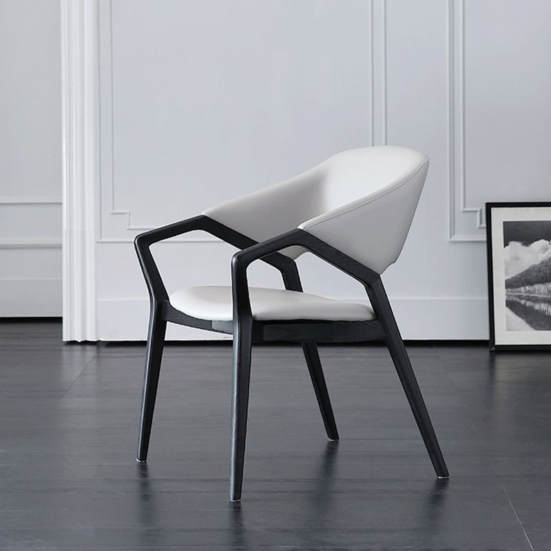 Sedia da sala da pranzo in cucina contemporanea sedia da pranzo aperta