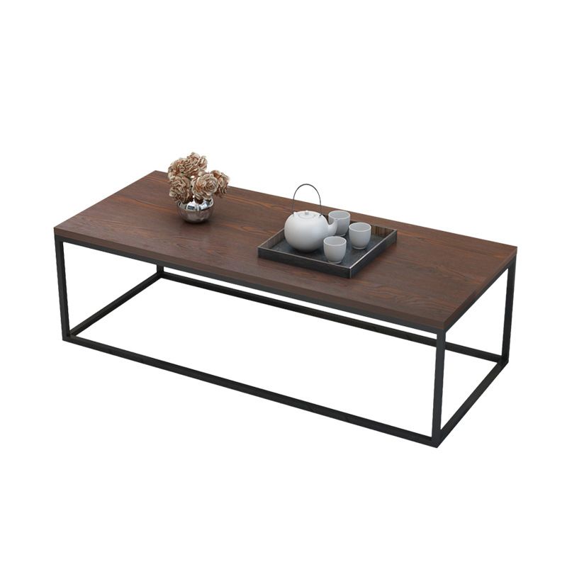 Rahmenbasis-Design, quadratischer/rechteckiger Massivholztisch für Couchtisch