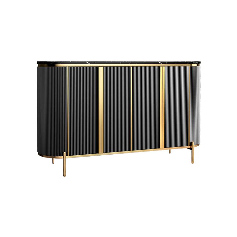 Pinie de rangement glam buffle en marbre artificiel pour le salon