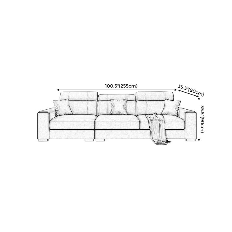 Square Arm Sectional Dark Gray Cushion Back Storage Faux Leather Living Room Sofa Clearhalo 'furn' 'furn_sectionals' 'Furniture' 'furniture_sectionals' 'Living Room Furniture' 'Sectionals' 1200x1200_22e408c2-533d-4af4-bb40-94a7bfb1630e