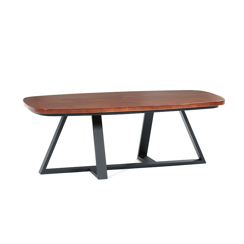 Modern Style 1 Single Coffee Table Pine Wood Brown Cocktail Table Clearhalo 'Coffee & Accent Tables' 'Coffee Tables' 'coffee_tables' 'furn' 'furn_coffee_tables' 'Furniture' 'Living Room Furniture' 1200x1200_22e40f43-5c5e-459a-8868-3f288ebc768e