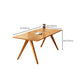 Modern 1/4/5 Pieces Dining Set Pine Wood Dining Table for Dining Room