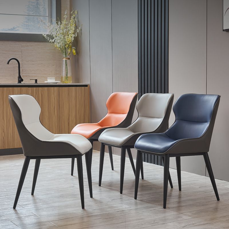 Dining Room Side Chairs Modern Faux Leather Kitchen Chair for Home Clearhalo 'Dining Chairs' 'Dining Tables & Seating' 'dining_chair' 'furn' 'furn_dining_chair' 'Furniture' 'furniture_dining_chair' 'Kitchen & Dining Furniture' 1200x1200_22e79548-c27b-48ab-9cad-5fa69f31ba53