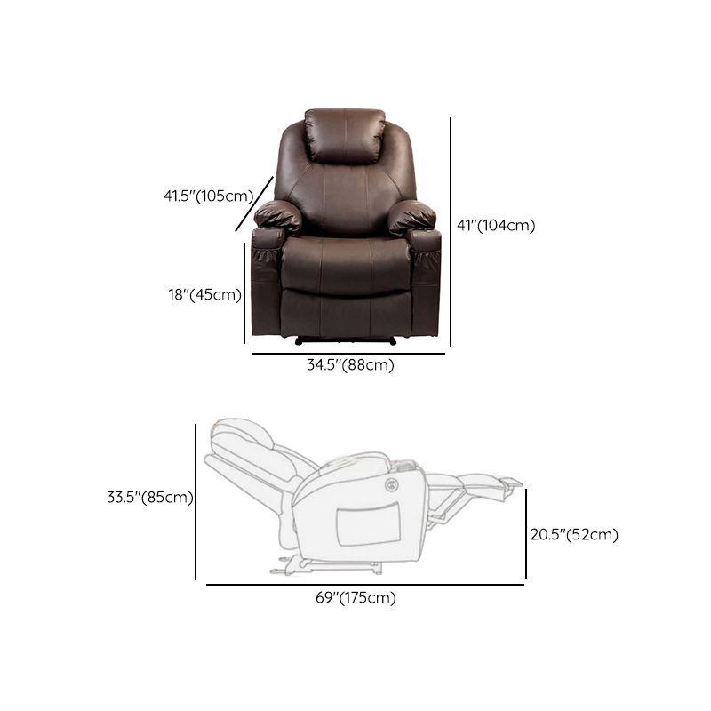 Power-Remote Type Standard Recliner Swivel Base Recliner Chair Clearhalo 'Chairs & Seating' 'furn' 'furn_recliners' 'Furniture' 'Living Room Furniture' 'Recliners' 1200x1200_22ea373a-8a63-44e7-8a71-38cac8869081