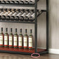 Contemporary Floor Bottle Wine Rack Single Black Metal Wine Holder Clearhalo 'furn' 'furn_wine_racks' 'Furniture' 'Kitchen & Dining Furniture' 'Wine Racks' 'wine_racks' 1200x1200_22eb3429-1b5f-4a7d-a5c0-df262a1977a5