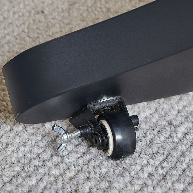 17.7"H Modern Adjustable Metal Cross Base Slate Square Coffee Table on Wheels Clearhalo 'Coffee & Accent Tables' 'Coffee Tables' 'coffee_tables' 'furn' 'furn_coffee_tables' 'Furniture' 'Living Room Furniture' 1200x1200_22ebbcea-9416-4613-92db-25810e540054