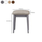 Solid Wood Vanity Makeup Table with Drawer Standing Mirror Dressing Table