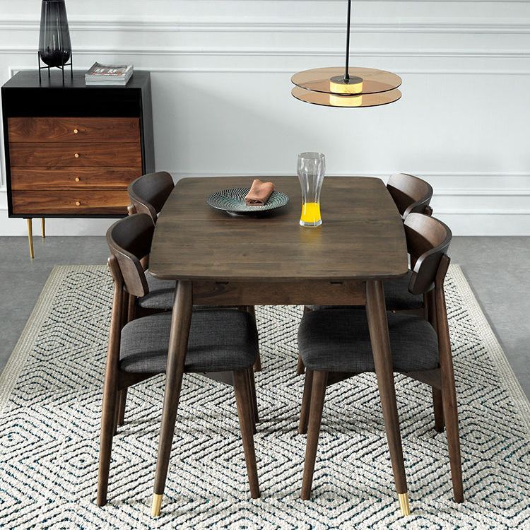 伝統的な豪華な家具長方形の固形材のダイニングサイトテーブルのためのテーブル