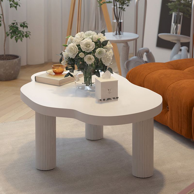 Contemporary White Coffee Cocktail Table Rectangle Wood Coffee Table Set Clearhalo 'Coffee & Accent Tables' 'Coffee Tables' 'coffee_tables' 'furn' 'furn_coffee_tables' 'Furniture' 'Living Room Furniture' 1200x1200_22ee7019-c4f1-4b1e-90a2-9832ea878ecf