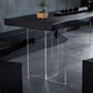 Black Modern Double Pedestal Table Rectangle Pine Solid Wood Top Dining table Clearhalo 'Dining Tables & Seating' 'Dining Tables' 'dining_table' 'furn' 'furn_dining_table' 'Furniture' 'furniture_dining_table' 'Kitchen & Dining Furniture' 1200x1200_22eeeb78-b1d0-41bd-971f-8b15acfbb8ba