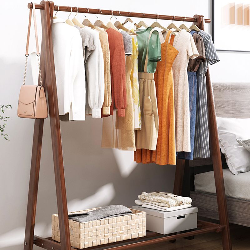 Modern Coat Rack Wooden Shelf Storage Coat Hanger in Bedroom Room Clearhalo 'Entry & Mudroom Furniture' 'furn' 'furn_hall_tree_coat_racks' 'Furniture' 'Hall Trees & Coat Racks' 'hall_tree_coat_racks' 1200x1200_22ef403c-e399-4210-b94d-0afe0a58cc5a