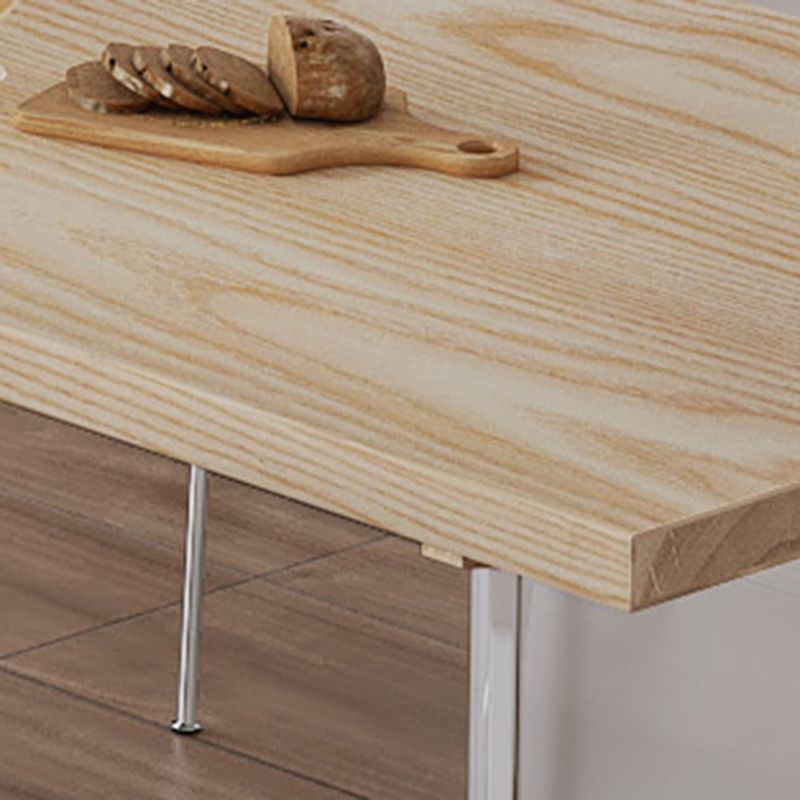 Industrial 1/2/5 Pieces Furniture Solid Wood Rectangle Dining Chairs Set in Natural Clearhalo 'Dining Room Sets' 'Dining Tables & Seating' 'dining_room_set' 'furn' 'furn_dining_room_set' 'Furniture' 'Kitchen & Dining Furniture' 1200x1200_22eff309-867b-422e-93ce-7086c4e2418f