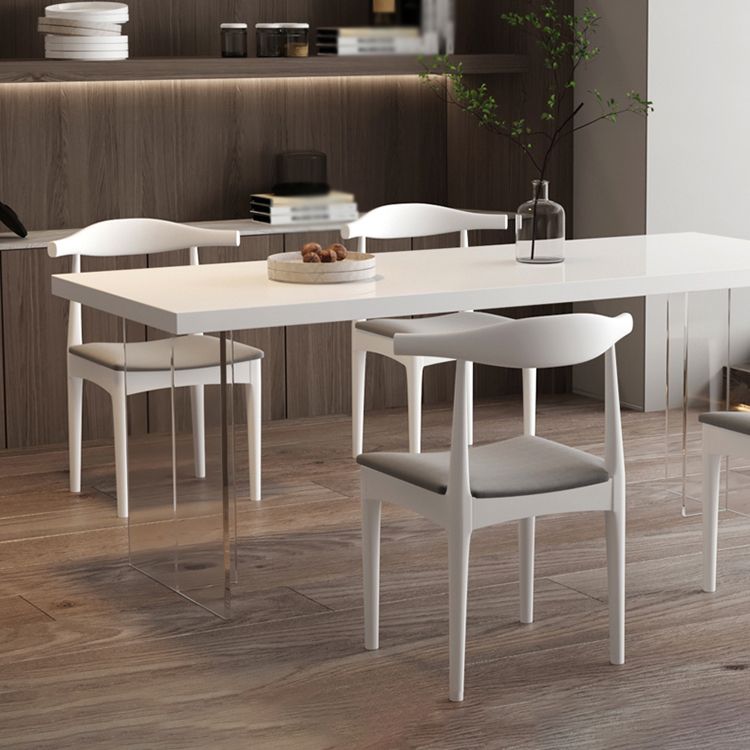 Modern 1/2/5/6/7 Pieces Rectangle Dining Set Solid Wood Dining Table with Chairs Clearhalo 'Dining Room Sets' 'Dining Tables & Seating' 'dining_room_set' 'furn' 'furn_dining_room_set' 'Furniture' 'furniture_dining_room_set' 'Kitchen & Dining Furniture' 'kitchen&dining_furn' 'kitchen' 1200x1200_22f1c715-415e-4a32-a45f-77035323d779