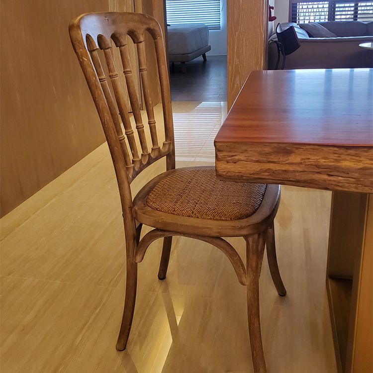 Wood Farmhouse Patio Dining Side Chair Natural Slat Back Dining Chairs Clearhalo ' kitchen&dining_furn' 'Dining Chairs' 'Dining Tables & Seating' 'dining_chair' 'furn' 'furn_dining_chair' 'Furniture' 'furniture_dining_chair' 'Kitchen & Dining Furniture' 'kitchen' 1200x1200_22f2a3e3-63fc-4860-998f-f925f3664efc