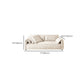 Fabric Sofa with Bolster Pillows Contemporary Apartment Seating