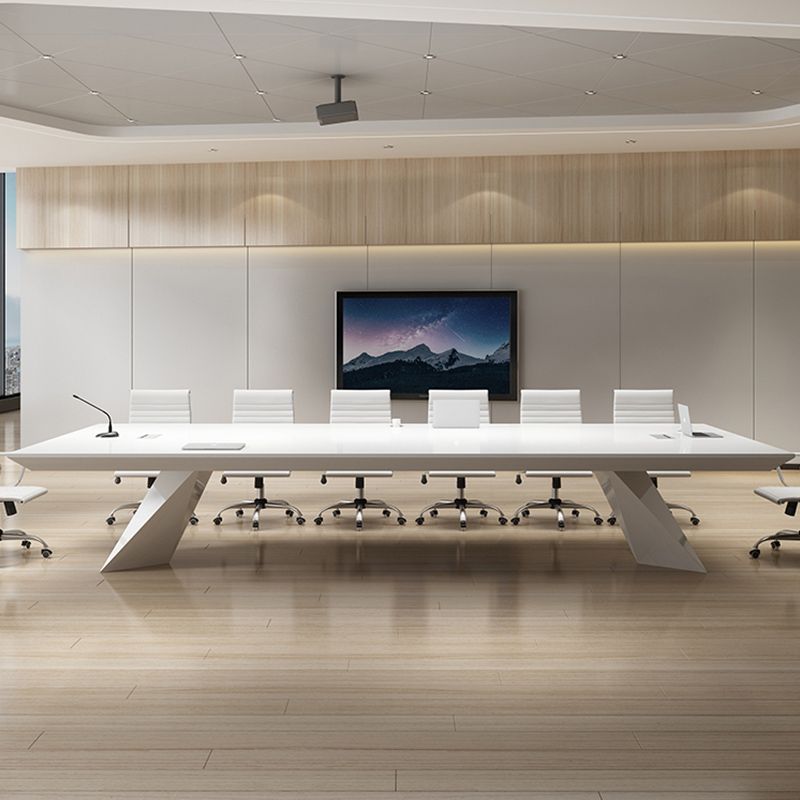 29,25 pollici di scrivania di rettangolo in legno contemporaneo da 29,25 pollici