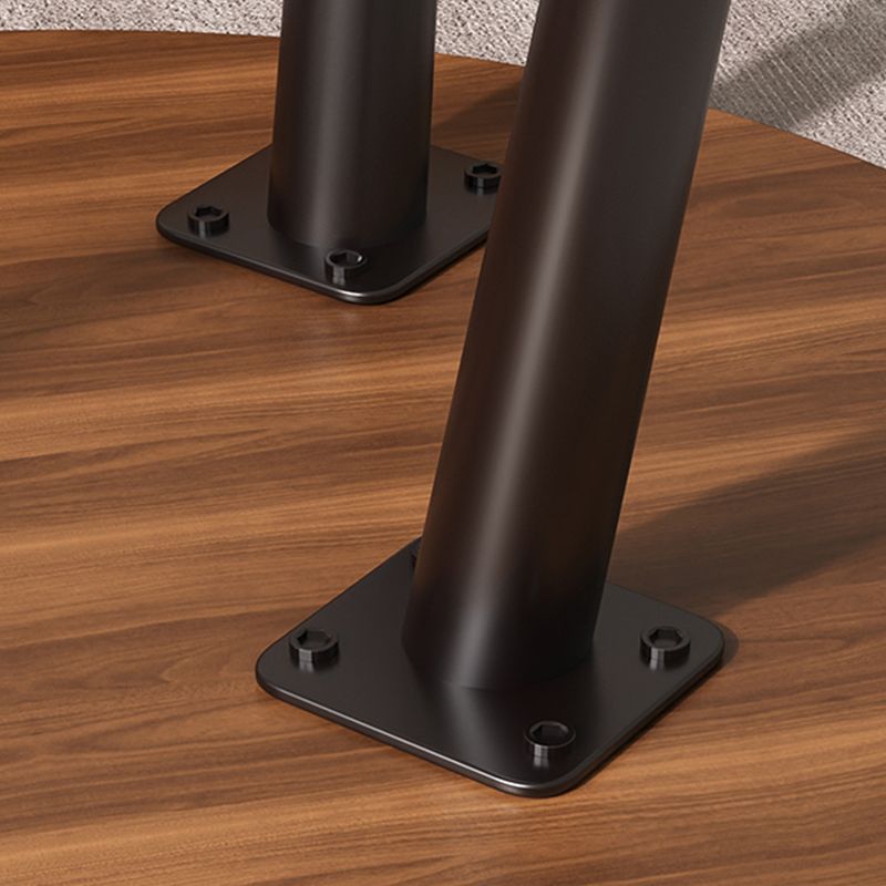 Tavolo da parte superiore del vassoio tondo di transizione tavolo da treppiede in legno per soggiorno