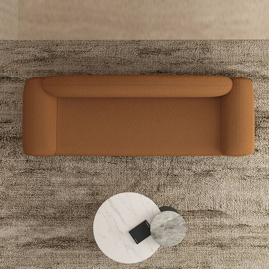 Zeitgenössischer engstem Rückensofa mit runden Arm Couch gebogener Sofa Couch