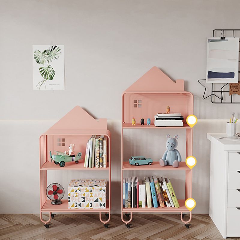 11" Wide Contemporary Shelf Metal Open Shelves Included Bookcase