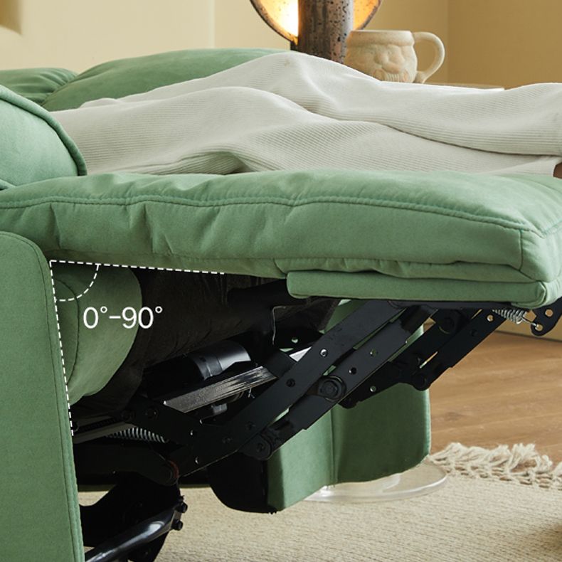 Microsuede Recliner Chair Recliner Swivel Rocker Recliner Chair Solid Color Clearhalo 'Chairs & Seating' 'furn' 'furn_recliners' 'Furniture' 'Living Room Furniture' 'Recliners' 1200x1200_230324c9-1714-4a8d-98ae-32dcdea0eceb