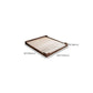 Natural Solid Wood Panel Bed Brown Contemporary Standard Bed