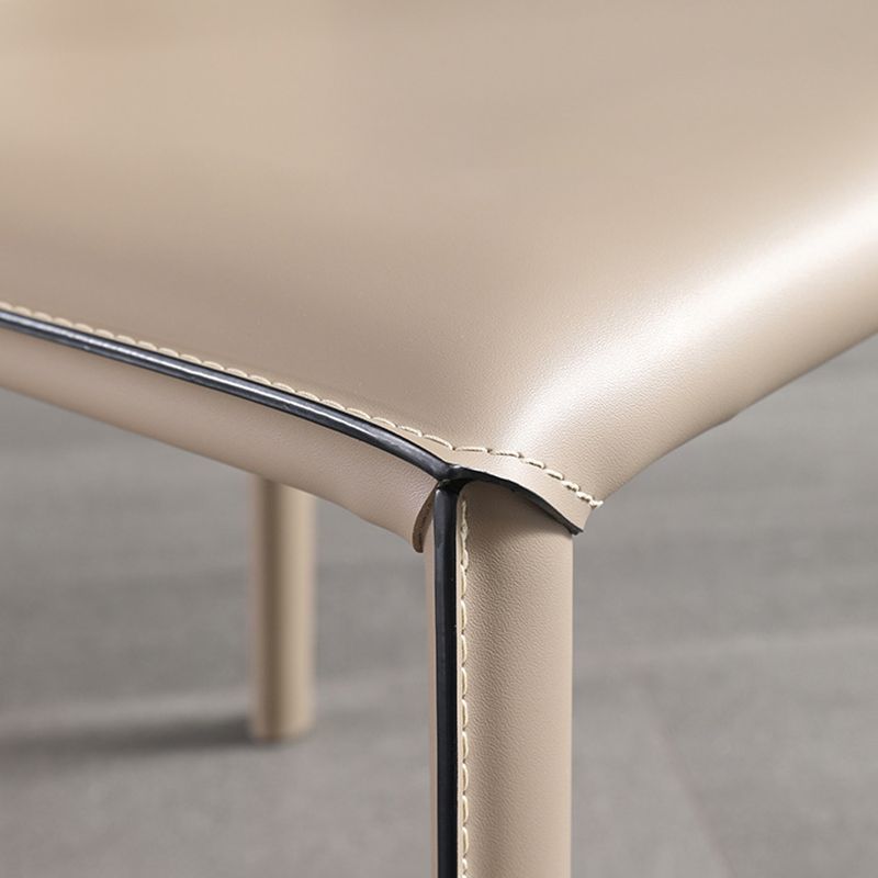Dining Room Home Side Chair Faux Leather Dining Chairs with Upholstered