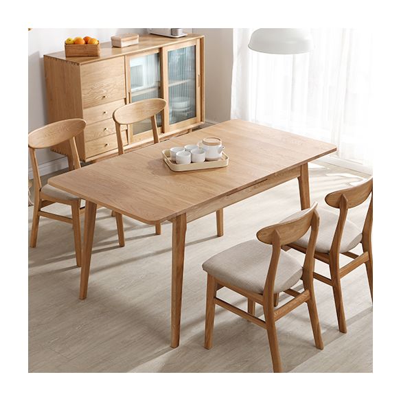 Minimalist Style Dining Table with Solid Wood Dining Table and Chairs for Home Use Clearhalo 'Dining Room Sets' 'Dining Tables & Seating' 'dining_room_set' 'furn' 'furn_dining_room_set' 'Furniture' 'furniture_dining_room_set' 'Kitchen & Dining Furniture' 'kitchen&dining_furn' 'kitchen' 1200x1200_2303fb56-6fe7-47b2-89ee-cd1aaebd43a2