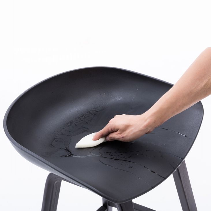 Scandinavian Footrest Milk Tea Shop Stool Matte Finish Plastic Barstool Clearhalo 'Bar Furniture' 'Bar Stools' 'bar_stools' 'furn' 'furn_bar_stools' 'Furniture' 'furniture_bar_stools' 'Kitchen & Dining Furniture' 1200x1200_23045b2b-c4d0-46c9-95a4-4c7b16c0c5fb